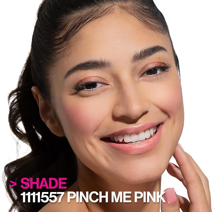 wet n wild Color Icon Blush, Effortless Matte Natural Sheer Glow & Seamless Blend, Luxuriously Infused Smooth Jojoba Oil, Cruelty-Free & Vegan - Pearlescent Pink