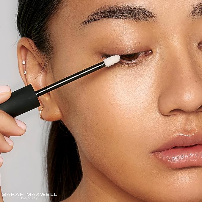 Sarah Maxwell Beauty DUO: Lash Growth & Brow Enhancer with Natural Extracts - LENGTH Serum for Longer, Thicker Appearance & LAYER Keratin Treatment for Strengthening and Conditioning