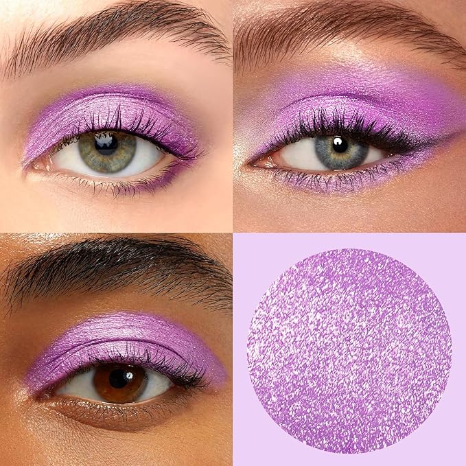 Shining Shimmer Glitter Liquid Eyeshadow Metallic Pigments Makeup Metals Gloss for Eyes Eyeliners Sparkling Eye Shadow Set Gift Shiny Pen Eyeliner Kit Long Lasting Waterproof (A110)