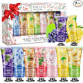 VISCOO 7 Pack Hand Cream Gifts Set for Women, Teacher Appreciation Gift / Graduation Gifts, Moisturizing Mini Hand Lotion Travel Size for Dry Cracked Hands, Birthday Gift