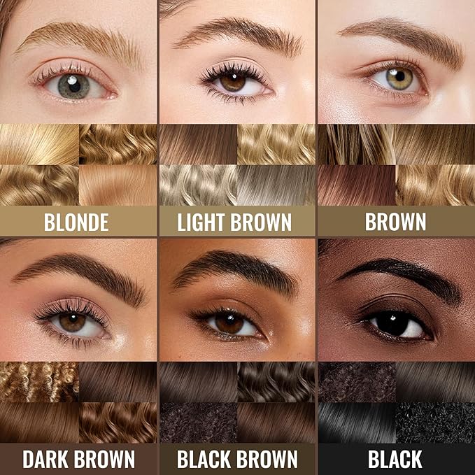 Vevivia Beauty Eyebrow Pencils for Women - Eyebrow Pen 2 Pack, Precise 4-Tip Brow Pencil for Natural-Looking Fuller Brows, Hair-Like Strokes for All Brow Types, Last All-Day Brow Pen, Blonde