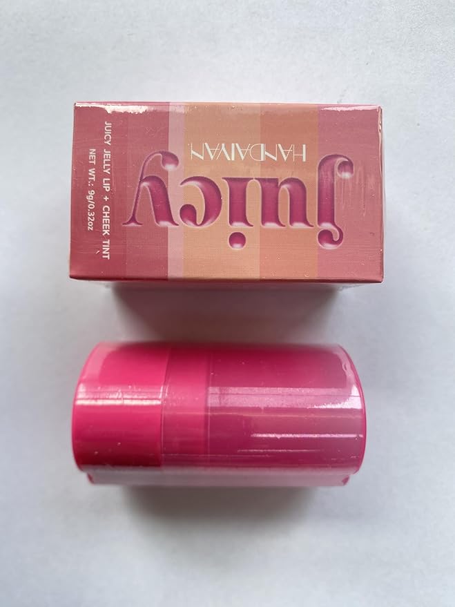 Multi-Use Water Jelly Tint Stick Sheer Lip & Cheek Stain Finish, 3-In-1 Cheek Blush & Eyeshadow & Lip Tinted Long-Lasting Moisture - 1,000+ Swipes Per Stick (# 06, 0.32oz)