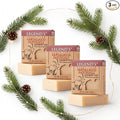 Legend's Creek Farm Goat Milk Soap - Cleansing Moisturizing Bar for Hands and Body - 5 Oz Creamy Lather, Nourishing, Gentle Natural Soap for Sensitive Skin (Sandalwood Patchouli, Pack of 3)