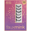 Ardell Faux Mink Wispy False Eyelashes Lookbook Lash Set – Natural Look Wispy Lashes Strip (Demi Wispies, 811, 812, 815, 817) with Lash Adhesive, 6 Pairs, 1 Pack