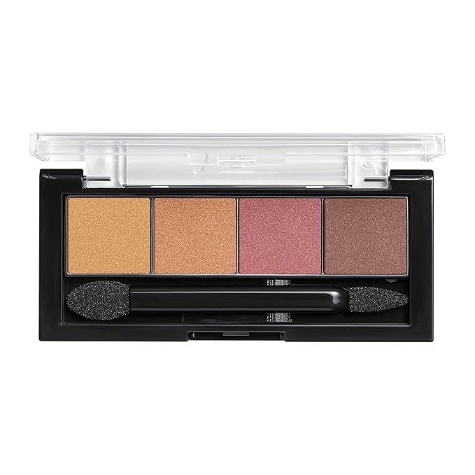 COVERGIRL COVERGIRL Trunaked Quad Eyeshadow Palette, Glamping, Desert Glamping, 0.06 Ounce