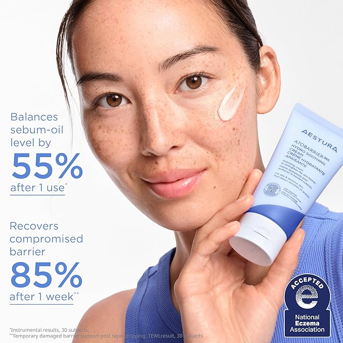 AESTURA ATOBARRIER365 Cooling Hydro Soothing Water Cream Moisturizer with Ceramides & Hyaluronic Acid for Skin Moisture Barrier Repair, 80ml