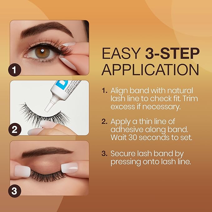 Ardell Balayage Wispies False Eyelashes, Bronde – Brown Wispy Strip Lashes Natural Looking, Lightweight Soft Volume Synthetic Fiber, Reusable for Everyday Wear, 4 Pack