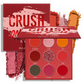 MAKI YIKA Red Eyeshadow Palette Matte Eye Shadow for Women Long Lasting High Pigmented 9 Shade Glitter Shimmer Matte Red Eye Shadows -9Red