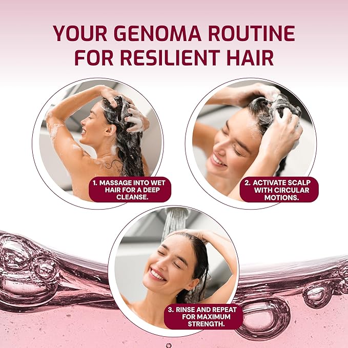 Ybera BOND REPAIR HAIR TREATMENT Genoma Pro-Geno Shampoo, Moisturizing Shampoo that works as Hydrating Shampoo as well, Ideal for Damaged Hair, Professional Hair Repair Formula, 250ml