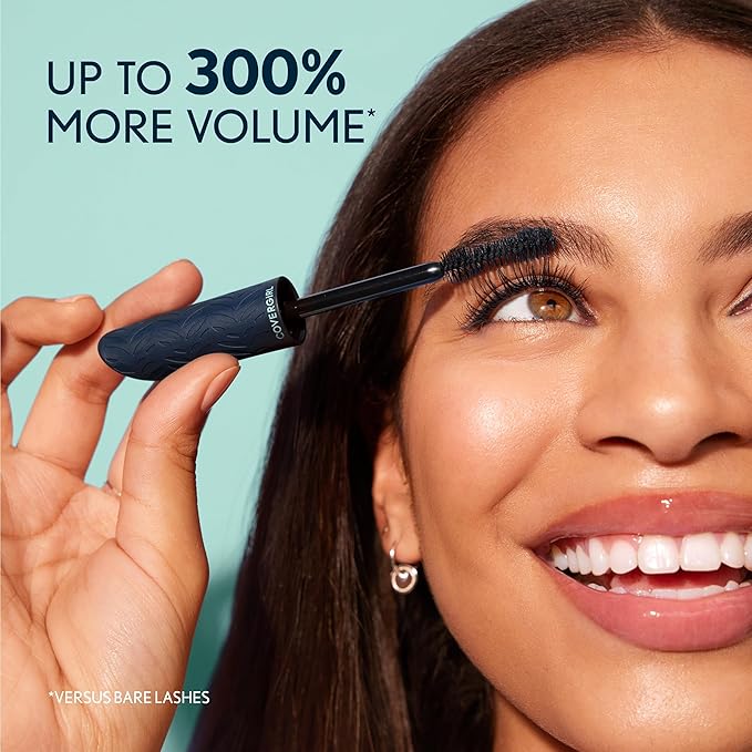 Covergirl Lash Blast Cleantopia Mascara, Volumizing, Smudge-Proof, Vegan Formula, Extreme Black 800, 1 Count