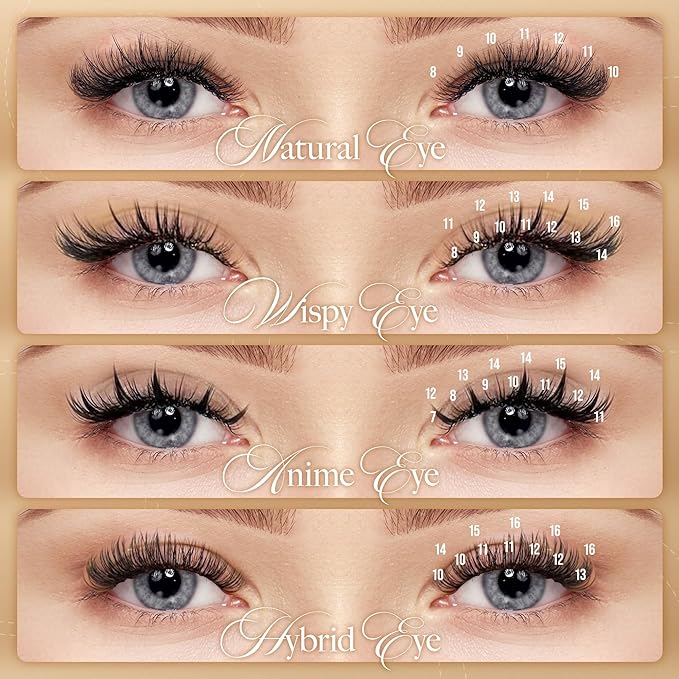 LASHVIEW Eyelash Extensions,Individual Lashes,Premium Single&Classic Lases,0.15 D Curl Thickness 13mm,Natural Semi Permanent Eyelashes, lashes individual,Soft Application-friendly