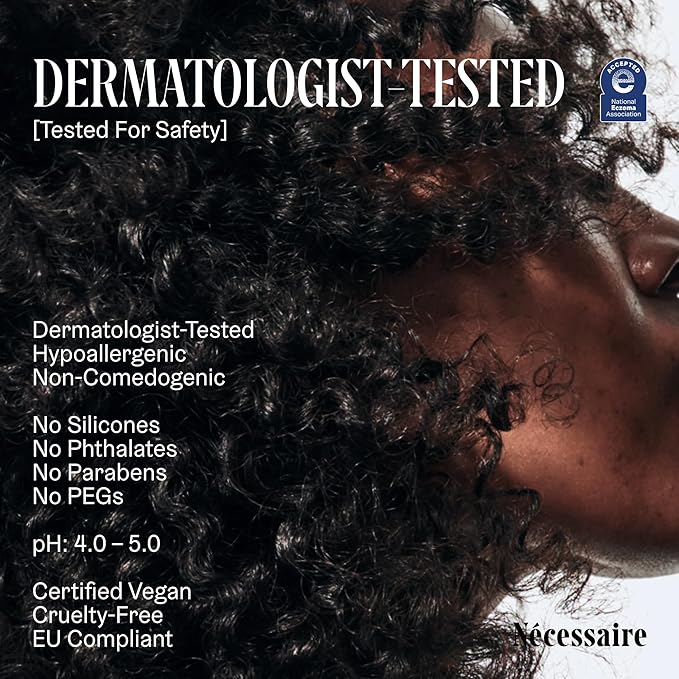 Nécessaire The Conditioner Mini. Hyaluronic Acid + Vitamin B Complex. Fragrance-Free. Approved by the National Eczema Association.