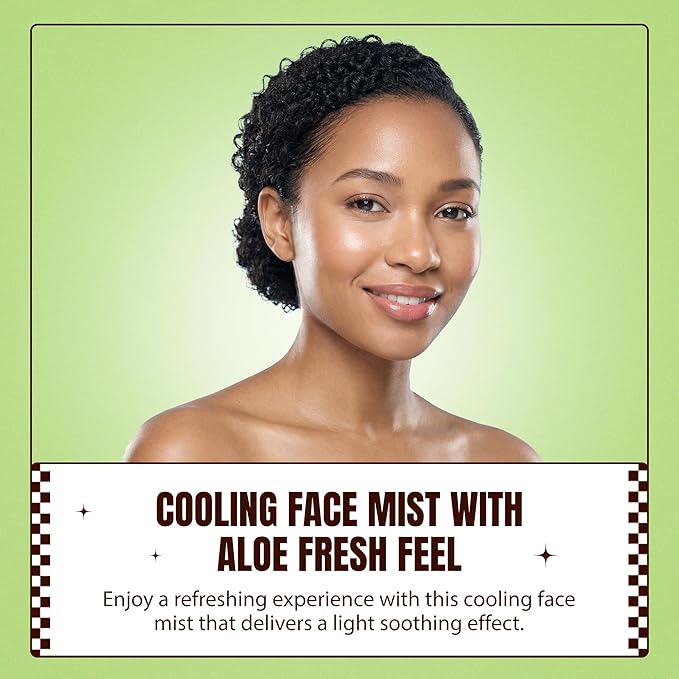 Lela Beauty All-In-One Aloe Mist Hydrating Face, Body & Hair Spray with Vitamin E & Collagen - Lightweight Travel Size Formula with Cooling Facial Mist for Glow & Refreshed Skin - 3.4fl oz