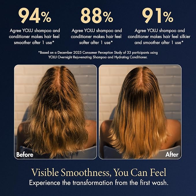 YOLU - Deep Conditioner for Damaged Hair - Japanese Overnight Hydrating Conditioner - Frizz Control Detangler with Tuberose - Fragrance of Neroli & Jasmine - 10.5 oz
