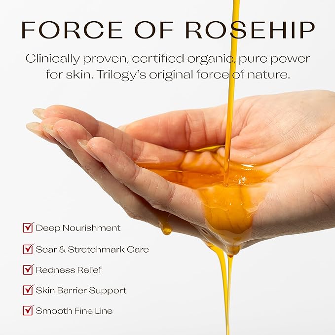 Trilogy Rosehip+ Hand Butter, Rich Nourishing Hand Cream with Rosapene, Ceramides and Shea Butter, 2.5 fl oz / 75ml
