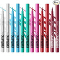 LANGMANNI 4 Colors Matte Liquid Eyeliner Set, Neon Colorful Pigmented With Long-lasting, Smudgeproof & Waterproof Eye Liner Makeup for Bold & Stunning Looks - Gift for Girls(#123456)