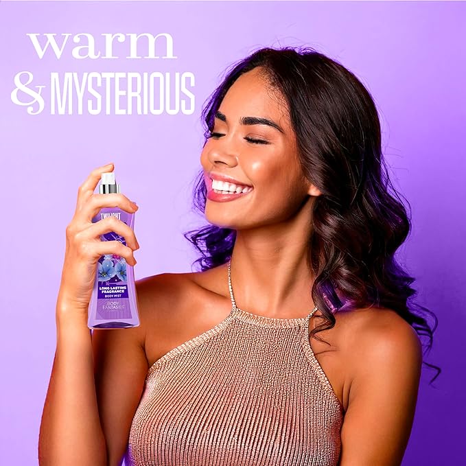 Body Fantasies Signature Fragrance Body Spray, Twilight Mist, 8 fl oz (Pack of 2)