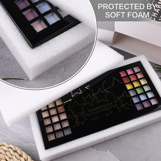CHARMCODE All in One Makeup Kit, Makeup Kit for Women Full Kit, Make Up Christmas Gift Set for Teen Girls- Eyeshadow Palette,Lip Gloss,Concealer,Highlighter,Blush,Eyeliner,Brow Powder & Contour