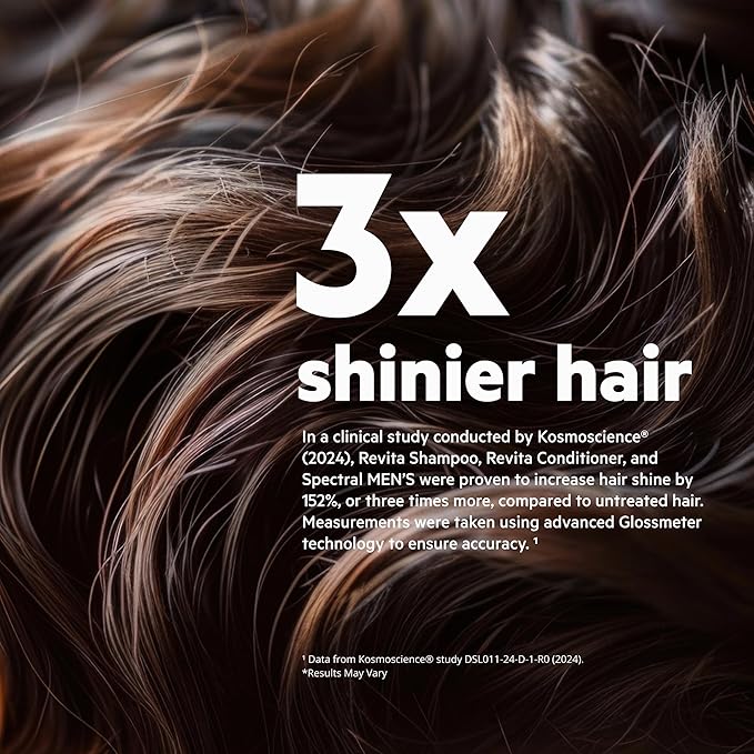 DS Labs For Men & Women Revita Conditioner - Scalp Refreshing Hydration for Fuller Looking, Weightless Hydration, Caffeine, Turmeric, Sulfate & Silicone Free, Color Safe, 500 mL