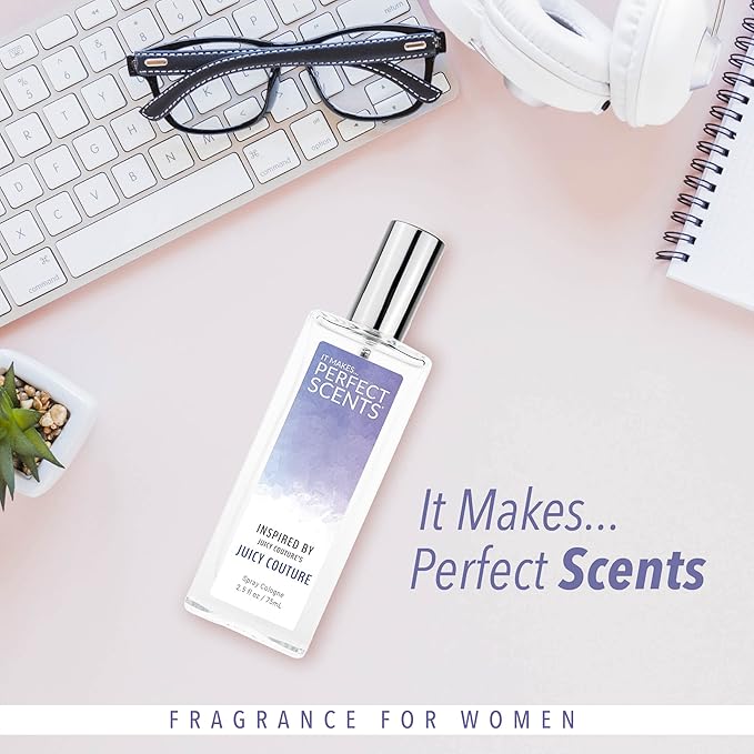 Perfect Scents Fragrances | Juicy Couture | Women’s Eau de Toilette | Vegan, Paraben Free | Never Tested on Animals | 2.5 Fluid Ounces (Pack of 2)