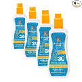 Australian Gold Extreme Sport Spray Gel Sunscreen SPF 30, 8 Ounce | Broad Spectrum | Sweat & Water Resistant | Non-Greasy | Oxybenzone Free | Cruelty Free (Pack of 4)