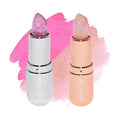 Winky Lux Lavender Glitter Confetti Balm & Rosé Glimmer Balm Duo – Nourishing pH Lip Balms with Color Changing Pink Tint, Hydrating Formula Softens Lips