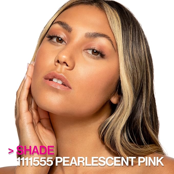 wet n wild Color Icon Blush, Effortless Glow & Seamless Blend infused with Luxuriously Smooth Jojoba Oil, Sheer Finish with a Matte Natural Glow, Cruelty-Free & Vegan - Pearlescent Pink(Packaged)
