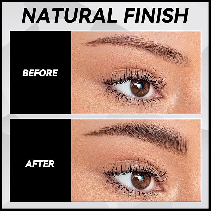 Eyebrow Gel, Long-Lasting Brow Gel for Styling and Sculpting, Waterproof Eyebrow Wax Kit For Holding Brows In Place, Clear Brow Gel Without Residue, Eyebrow Glue for 3D Brow Freeze 1 Pack