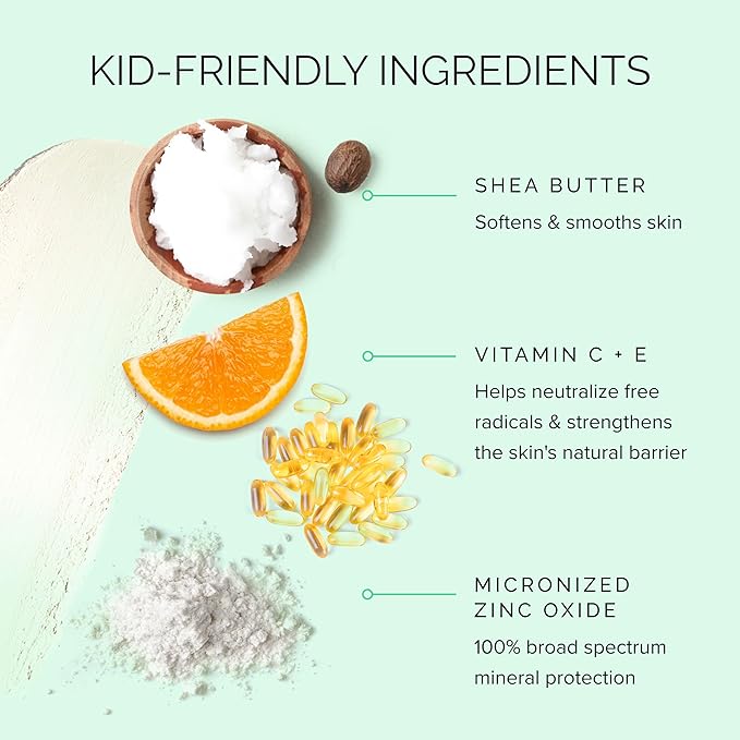 MDSolarSciences Mineral KidStick SPF 40 | Gentle Sunscreen Stick for Kids | Zinc Oxide, Vitamins C & E | Easy Glide On, Broad-Spectrum, Fragrance-Free, Mess-Free Sun Protection | 0.6 oz