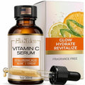 Ella & Eden Vitamin C Serum for Face - Hyaluronic Acid, Aloe Vera, Vitamin E, CoQ10 - Anti-aging, Skin Brightening - USA Made - Paraben-Free, Fragrance-Free, Suitable for All Skin Types - 1 Fl Oz