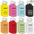 Ecation 72 Pcs Lipstick Holder Bulk Lipstick Holder Keychain Thank You Inspirational Lip Gloss Pouch Portable(Bright Colors)