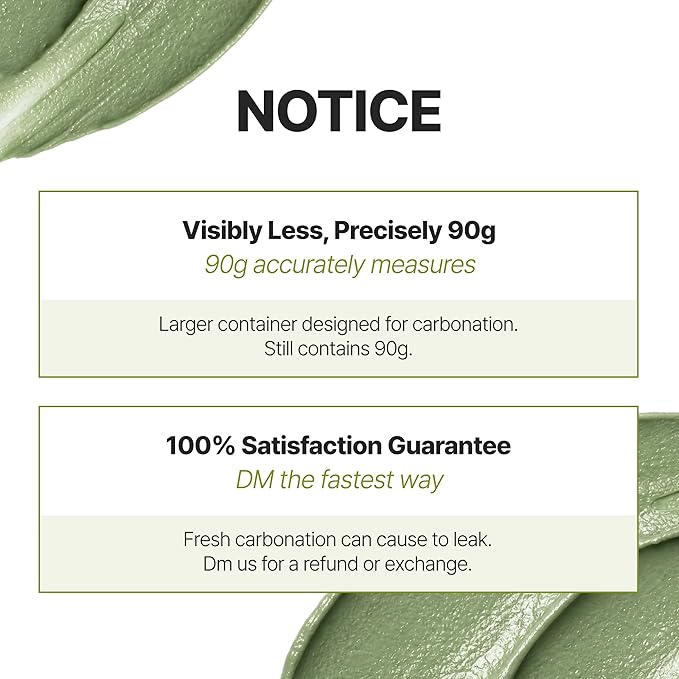 P.CALM Holy Basil Bubble Deep Mask | Blackhead Removal & Pore Cleansing, Purifying Clay Wash-Off Pack, Carbonated Water, for Sensitive Skin | Korean Skincare, 90g / 3.17 oz