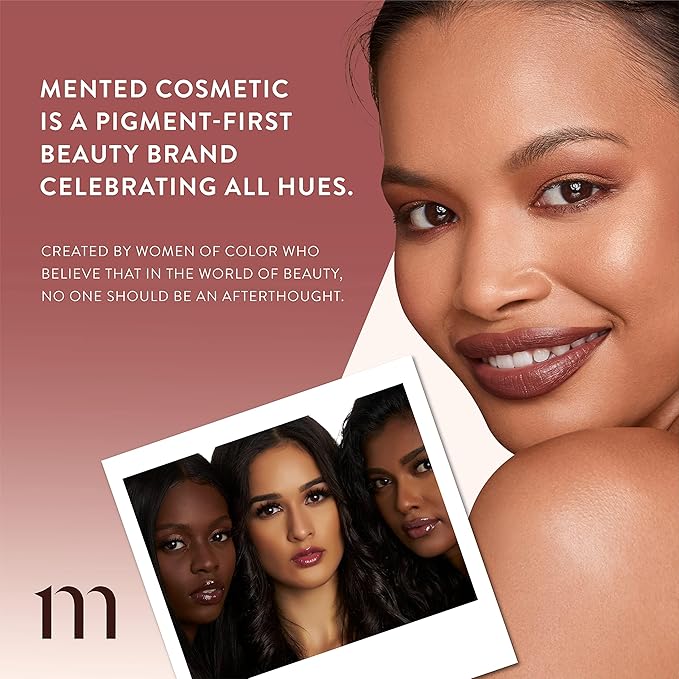Mented Cosmetics Eyeshadow Palette Nude and Dark Eyeshadows, Vegan, Paraben-Free Cruelty-Free Makeup, Made in USA, Neutral and Dark Glam Eyeshadow, 17g/0.63oz, 10 Pan, Everynight