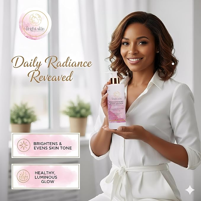 Brightening Body Lotion - 1 lbs, Repairing & Anti-Aging Moisturizer for Smooth, Brighter Complexion