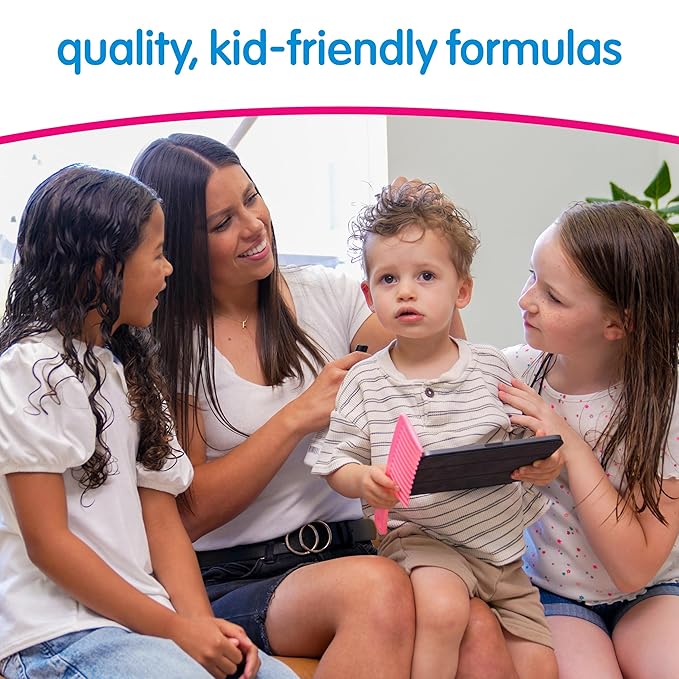SO COZY Leave In Conditioner Spray (8 Fl Oz) Detangler for Kids' Curly Hair,Tangle-Free Curls,Gentle & Nourishing with Keratin,Vitamin B5,Olive & Jojoba Oil,Paraben-Free,(Pack of 4)