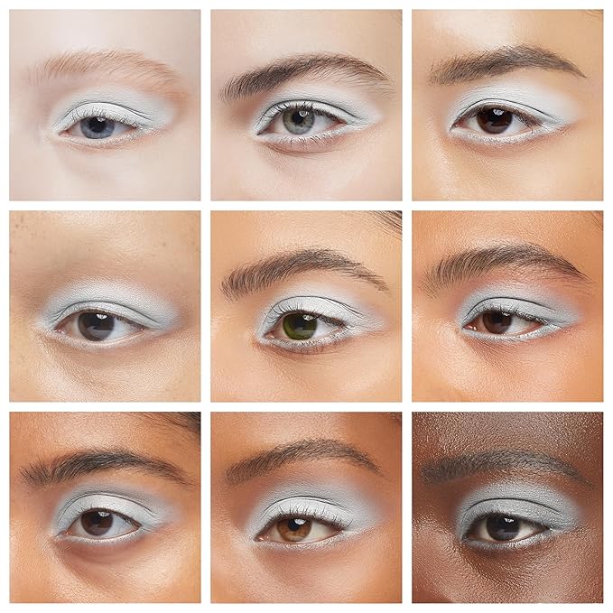 Erinde Single Matte Eyeshadow Palette, High Pigment, Long Lasting, Intense Color, Black Smokey Eye Shadow Powder Palette