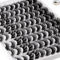 False Eyelashes 48 Pairs 6 Styles Mixed Fake Eye Lashes Bulk Wholesale Dramatic Thick 5D Wispy Strip Faux Mink Eyelashes Multipack
