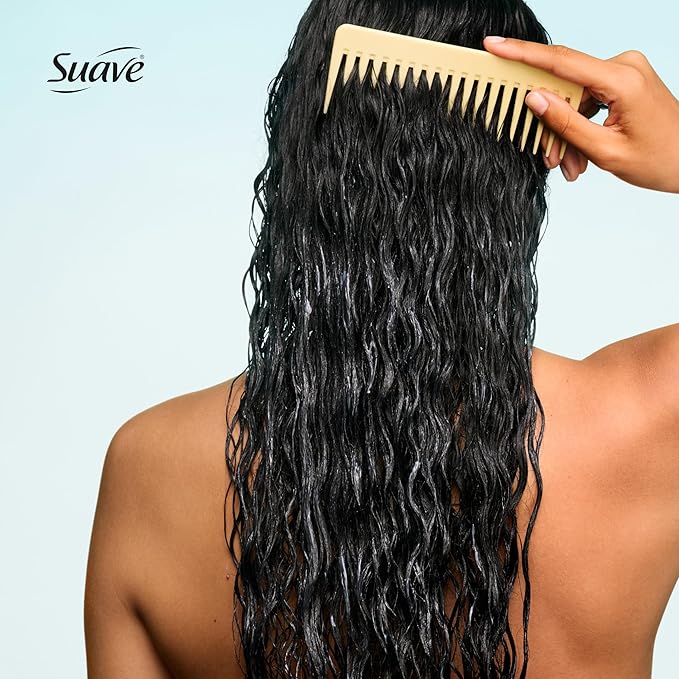 Suave Moisture Repair Sulfate-Free Conditioner with Hyaluronic Acid & Aloe Vera, Hydrates & Restores Dry, Damaged Hair, 4 Count, 28 FL OZ