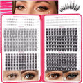 Lash Clusters Wispy & Fluffy Lashes D Curl Eyelash Clusters WideSpan Lash Extension With Bottom Eyelashes EyeLash Extensions