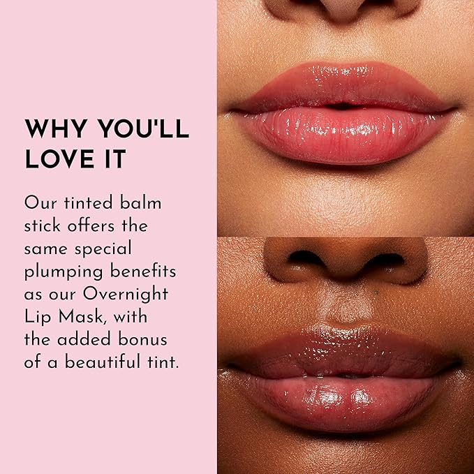 LAWLESS Women's Forget the Filler Lip Plumping Line Smoothing Tinted Balm, Cherry Vanilla, 0.09 Ounce