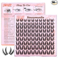 Manga Lash Clusters Bunny Fairy Eyelash Clusters Wet Look Anime Cluster Eyelash Extensions 10-16mm Cluster Lashes Natural Wispy DIY Lash Extension Spiky Individual Lashes 90 Pcs by Vanssymunlin