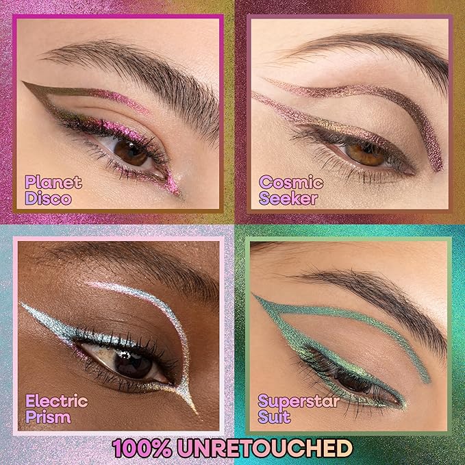 wet n wild Chameleon Chrome Eyeliner, Waterproof and Smudge-Proof, Multichrome Color Shift, Long-Lasting 18-Hour Wear, Cruelty-Free & Vegan - Electric Prism