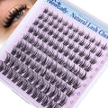 Lash Clusters Wispy Natural Look Eyelash Clusters Manga Cluster Eyelash Extensions 8-16MM Individual Lashes 8-16MM DIY Lash Extension Beginner-friendly by Newcally