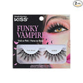 KISS Halloween Limited Edition Funky Vampire False Eyelashes, 1 Pair - Pink Blood