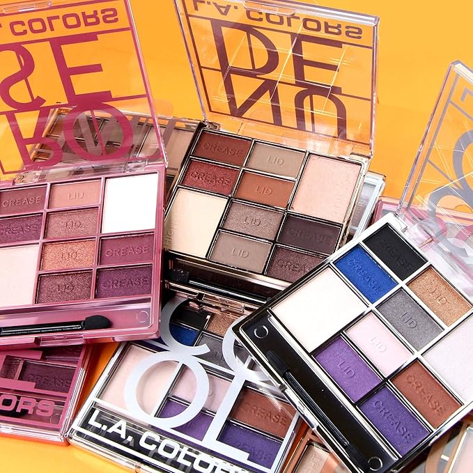L.A. COLORS Color Block Eyeshadow, Nude CES135 (Pack of 2)