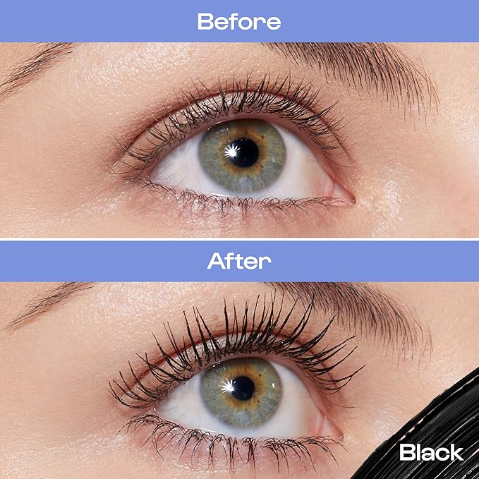 Alleyoop Tubing Mascara Black – Lengthening Mascara Tubing Formula, Smudge Proof for Sensitive Eyes, Clean Vegan Lash Definition, Biotin Peptide Infused, Mini 4 mL