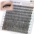 Pawotence Lash Clusters 200pcs Individual Lashes 30D Cluster Eyelash Extensions 11-16mm Eyelash Clusters Lash Extensions for Self Application (30D, 0.07D, 11-16mm Refill)