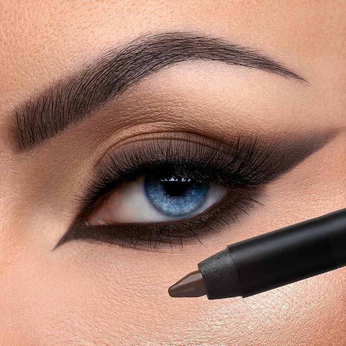 K7L Brown Eyeliner - Waterproof, Smudge-Proof, Precise Cosmetics