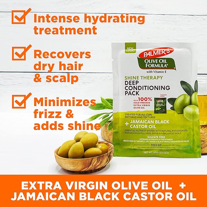 Palmer's Olive Oil Formula Deep Conditioner Packet, 2.1 Ounce (Pack of 5)