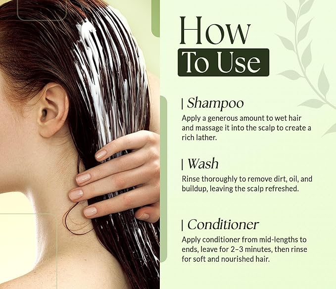 SOULSPA PURE Biotin Rosemary Shampoo and Conditioner Set - Sulfate Free Scalp Care & Hair Strengthening for Thinning, Color-Treated Hair - Rosemary Oil for Men & Women - Made in USA - 16 fl oz Each